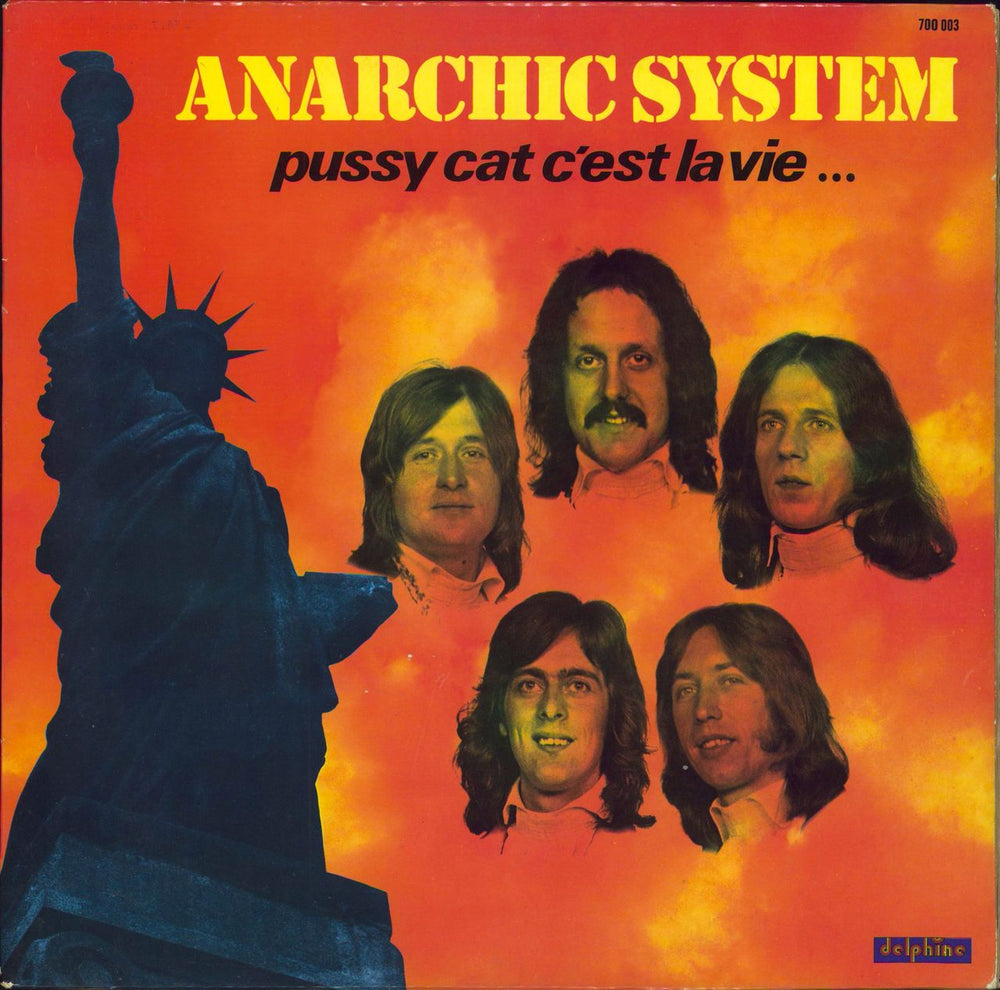 Anarchic System Pussy Cat C'est La Vie... French vinyl LP album (LP record) 700003