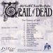 And You Will Know Us By The Trail Of Dead The Century Of Self US Promo CD-R acetate CDR-ACETATE