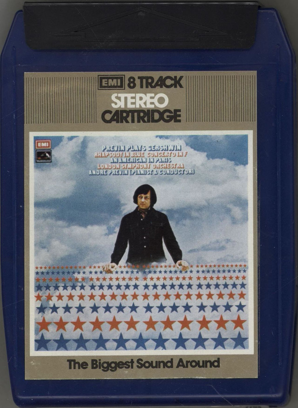 André Previn Plays & Conducts Gershwin UK 8-track cassette 8X-ASD2754