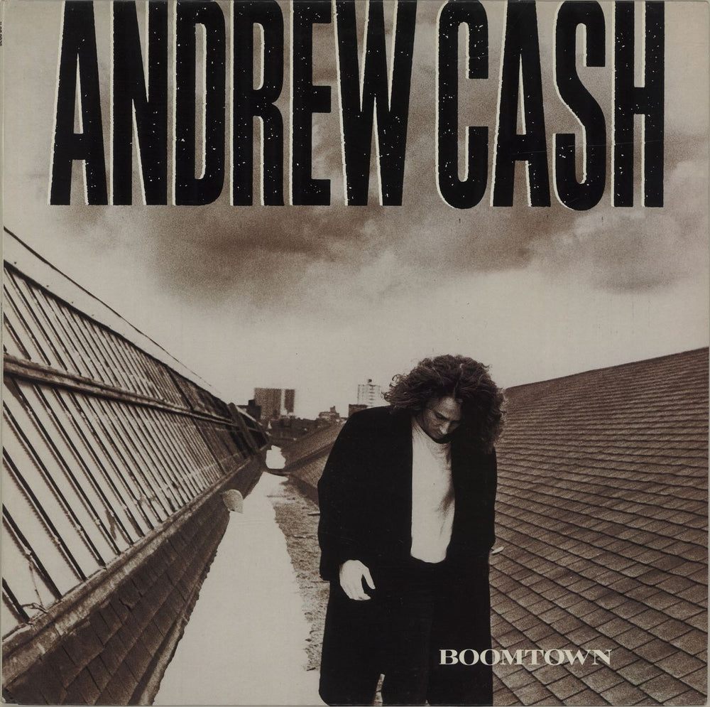 Andrew Cash Boomtown UK vinyl LP album (LP record) ILPS9936