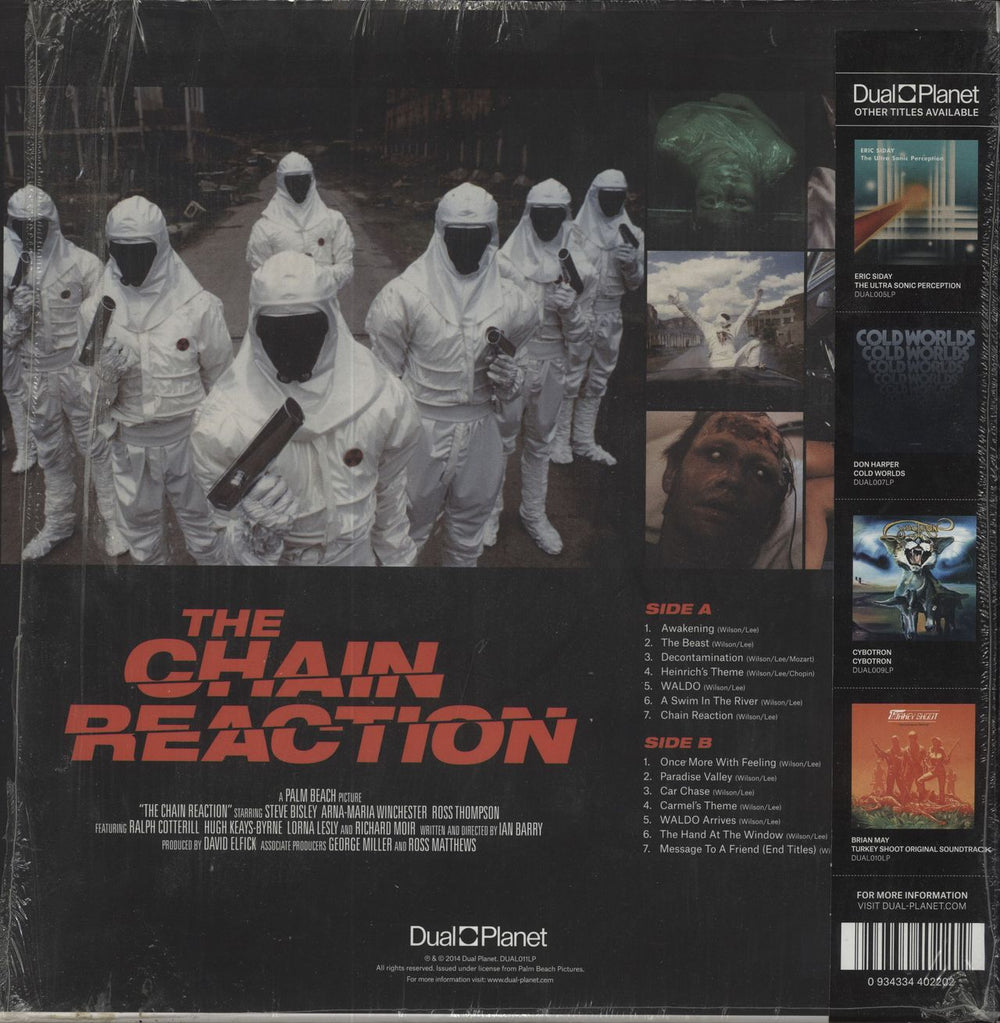 Andrew Thomas Wilson The Chain Reaction - 180gm Milky Clear with Red Haze Vinyl Australian vinyl LP album (LP record) 934334402202