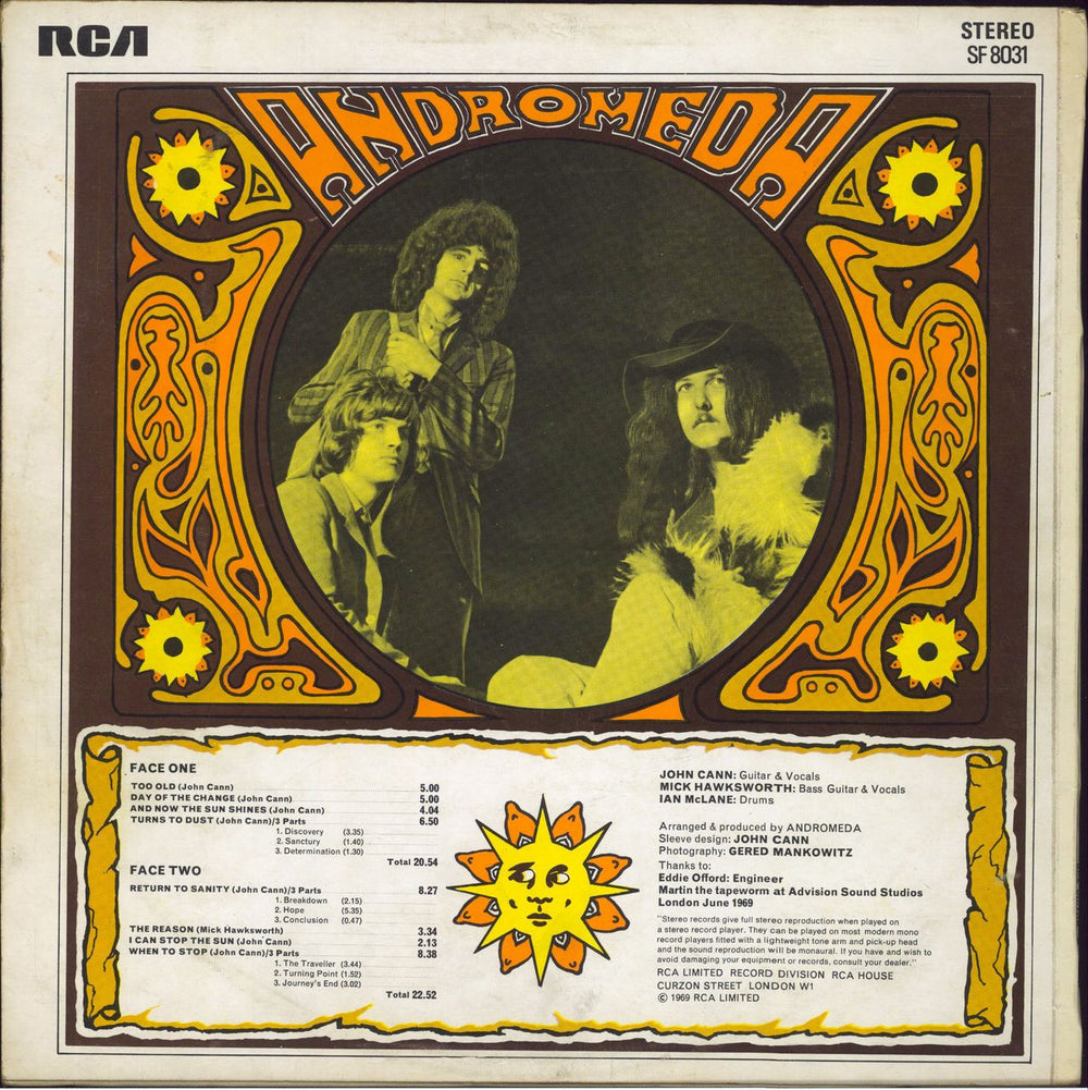 Andromeda Andromeda - EX UK vinyl LP album (LP record)