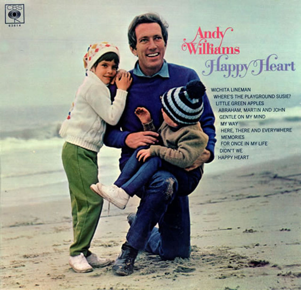 Andy Williams Happy Heart - 1st Stereo UK vinyl LP album (LP record) 63614