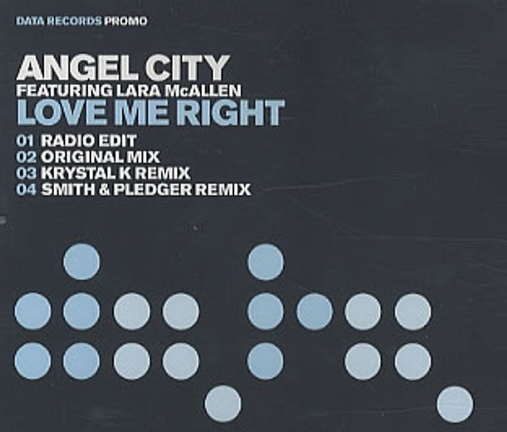 Angel City Love Me Right UK Promo CD single (CD5 / 5") DATA59CDSP