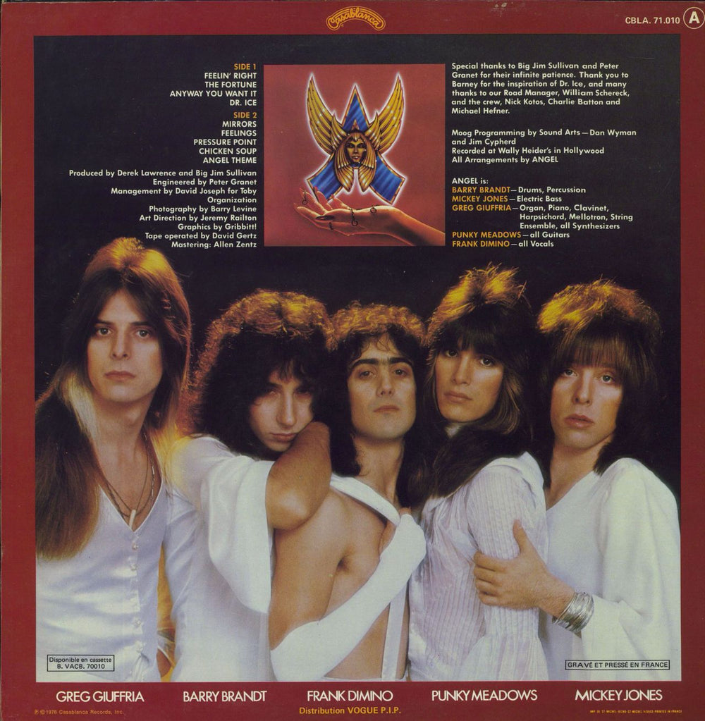 Angel (Kiss) Helluva Band French vinyl LP album (LP record)