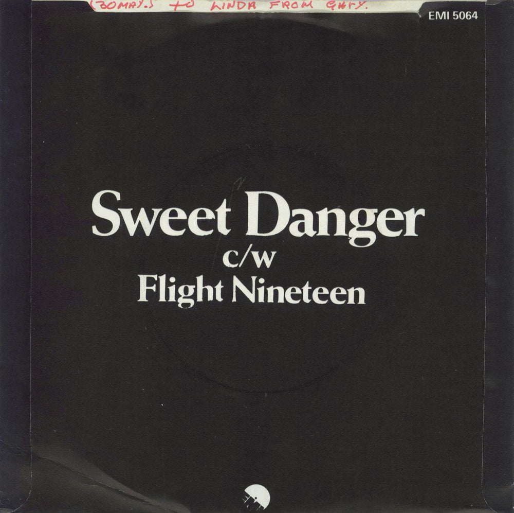 Angel Witch Sweet Danger + Sleeve - EX UK 7" vinyl single (7 inch record / 45)