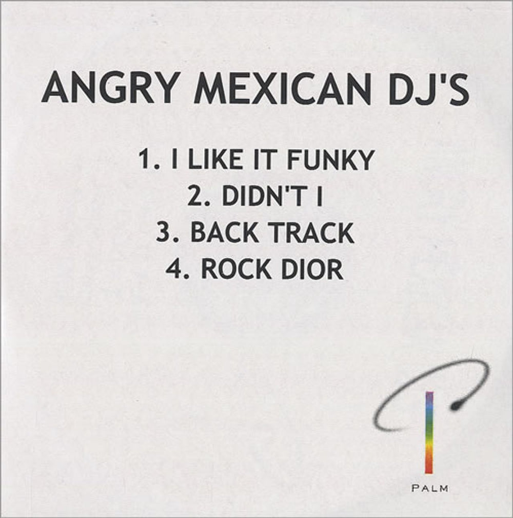 Angry Mexican DJ's I Like It Funky UK Promo CD-R acetate CD-R ACETATE