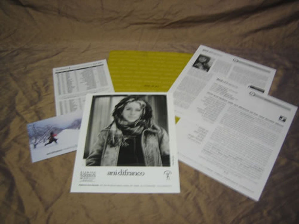 Ani Difranco Revelling/Reckoning - with photo US Promo media press pack PRESS PACK