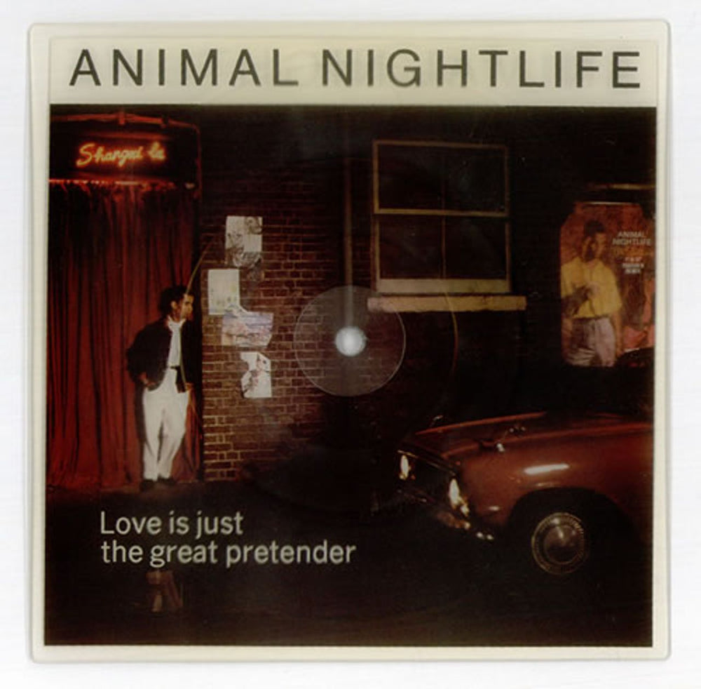 Animal Nightlife Love Is Just A Great Pretender UK shaped picture disc (picture disc vinyl record) ISP200