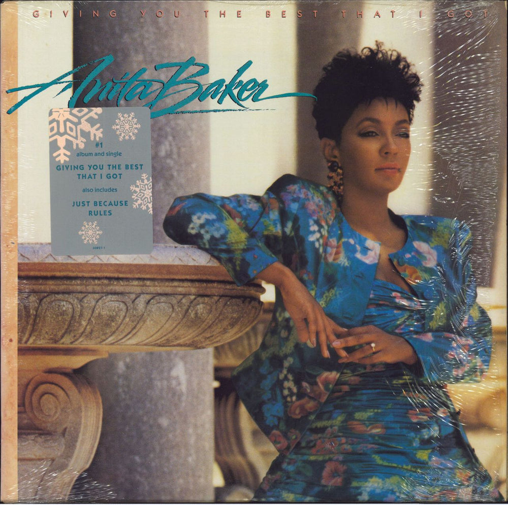 Anita Baker Giving You The Best That I Got - Hype stickered & Open shrink UK vinyl LP album (LP record) EKT49