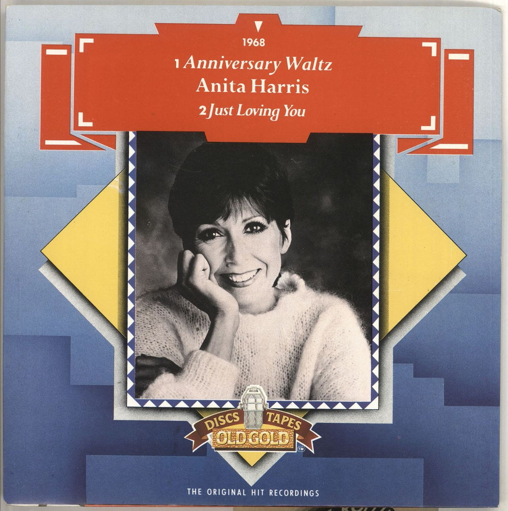 Anita Harris Anniversary Waltz UK 7" vinyl single (7 inch record / 45) OG9314