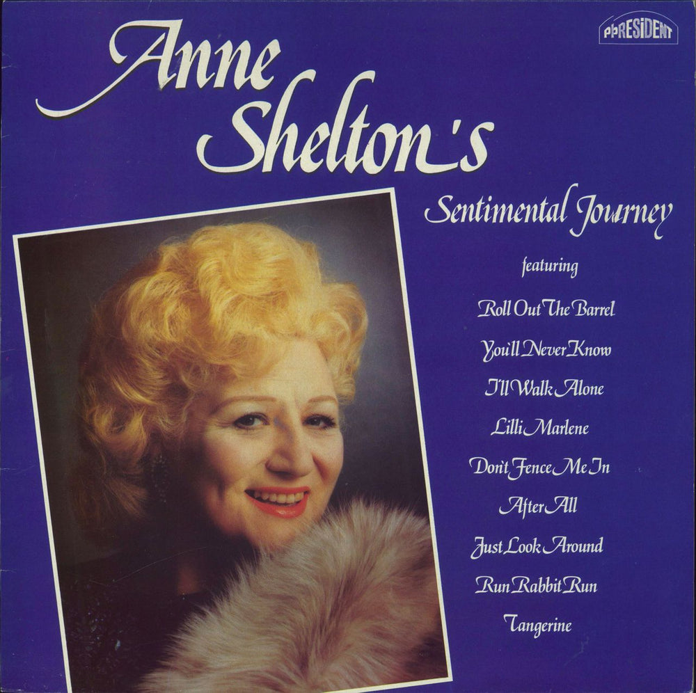 Anne Shelton Sentimental Journey UK vinyl LP album (LP record) PRX21