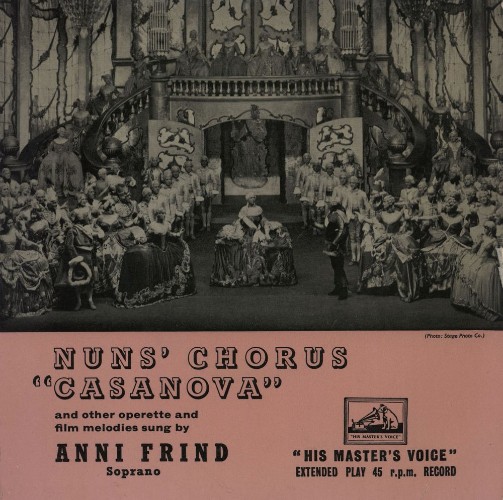 Anni Frind Nuns' Chorus "Casanova" And Other Operette And Film Melodies UK 7" vinyl single (7 inch record / 45) 7EG8276