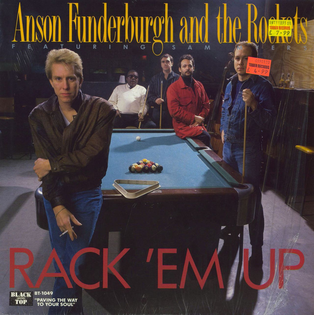 Anson Funderburgh Rack 'Em Up US vinyl LP album (LP record) BT-1049