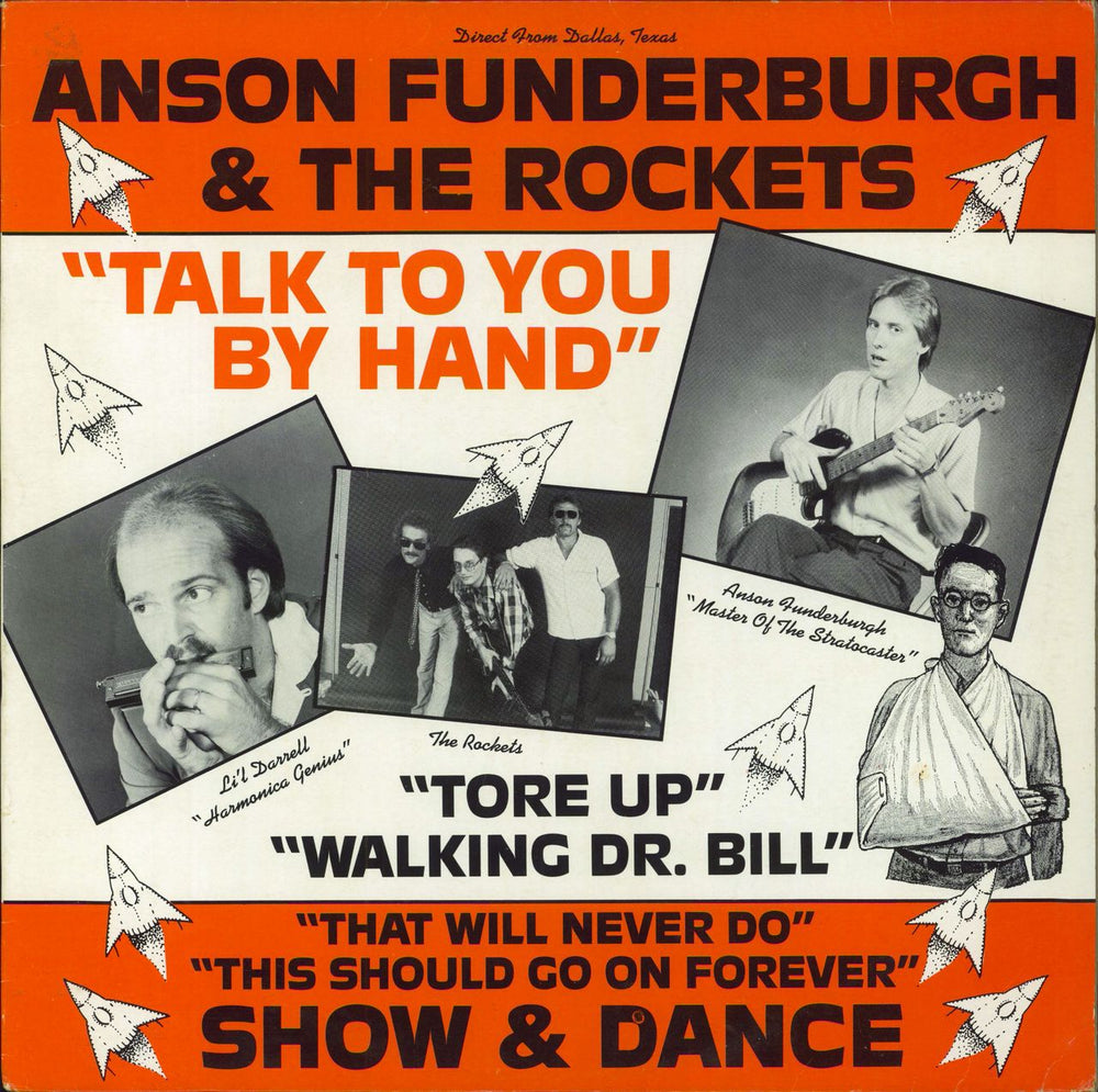 Anson Funderburgh Talk To You By Hand UK vinyl LP album (LP record) KK777