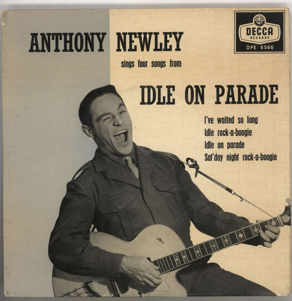 Anthony Newley Idle On Parade EP - 2nd UK 7" vinyl single (7 inch record / 45) DFE6566