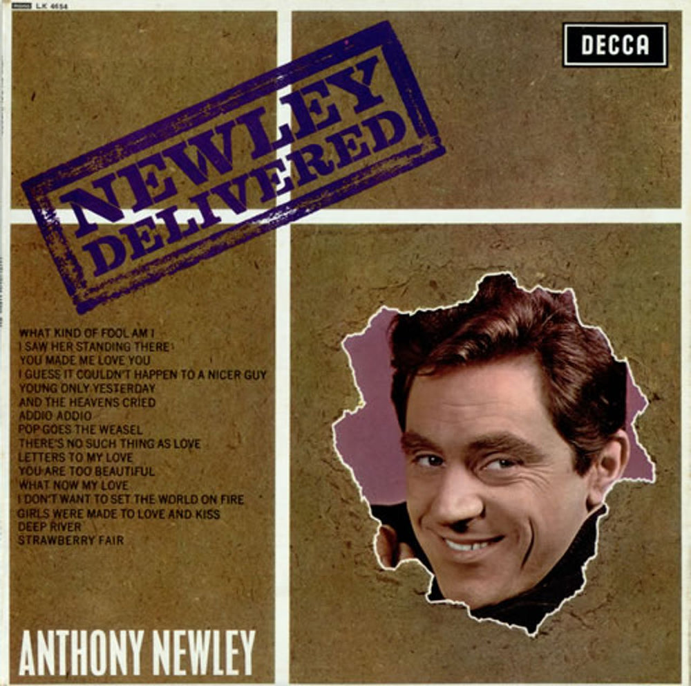 Anthony Newley Newley Delivered UK vinyl LP album (LP record) LK4654