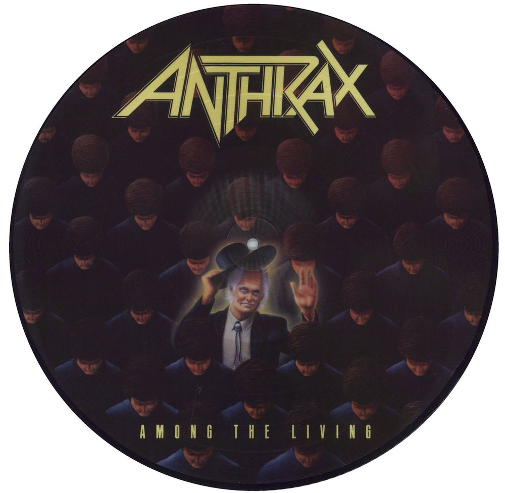 Anthrax Among The Living UK picture disc LP (vinyl picture disc album) 00600753454602