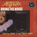 Anthrax Bring The Noise - Picture Sleeve - EX UK 10" Vinyl Picture Disc (10 inch Record Single) 10IS490