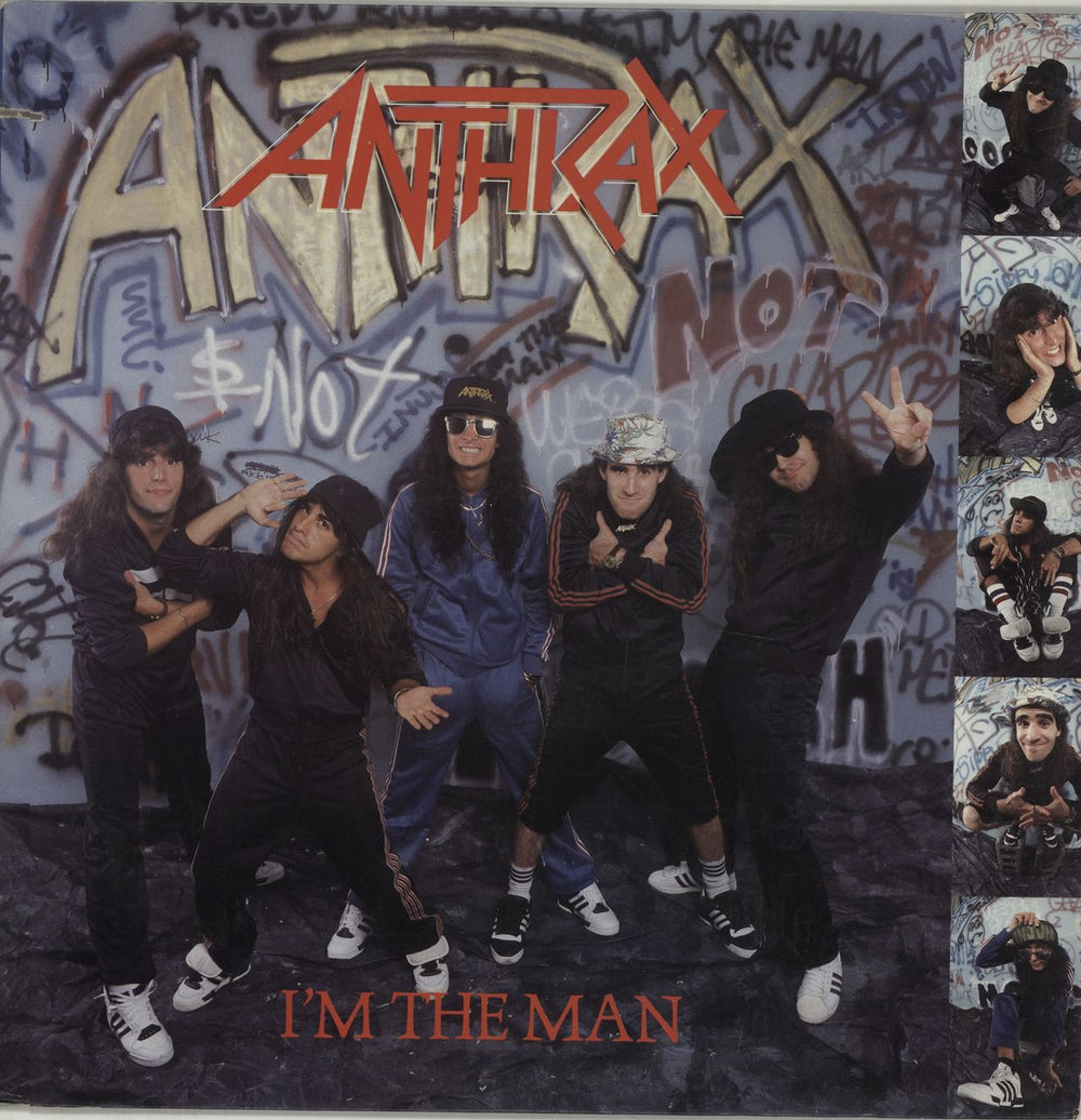 Anthrax I'm The Man US 12" vinyl single (12 inch record / Maxi-single) 7567-90685-1