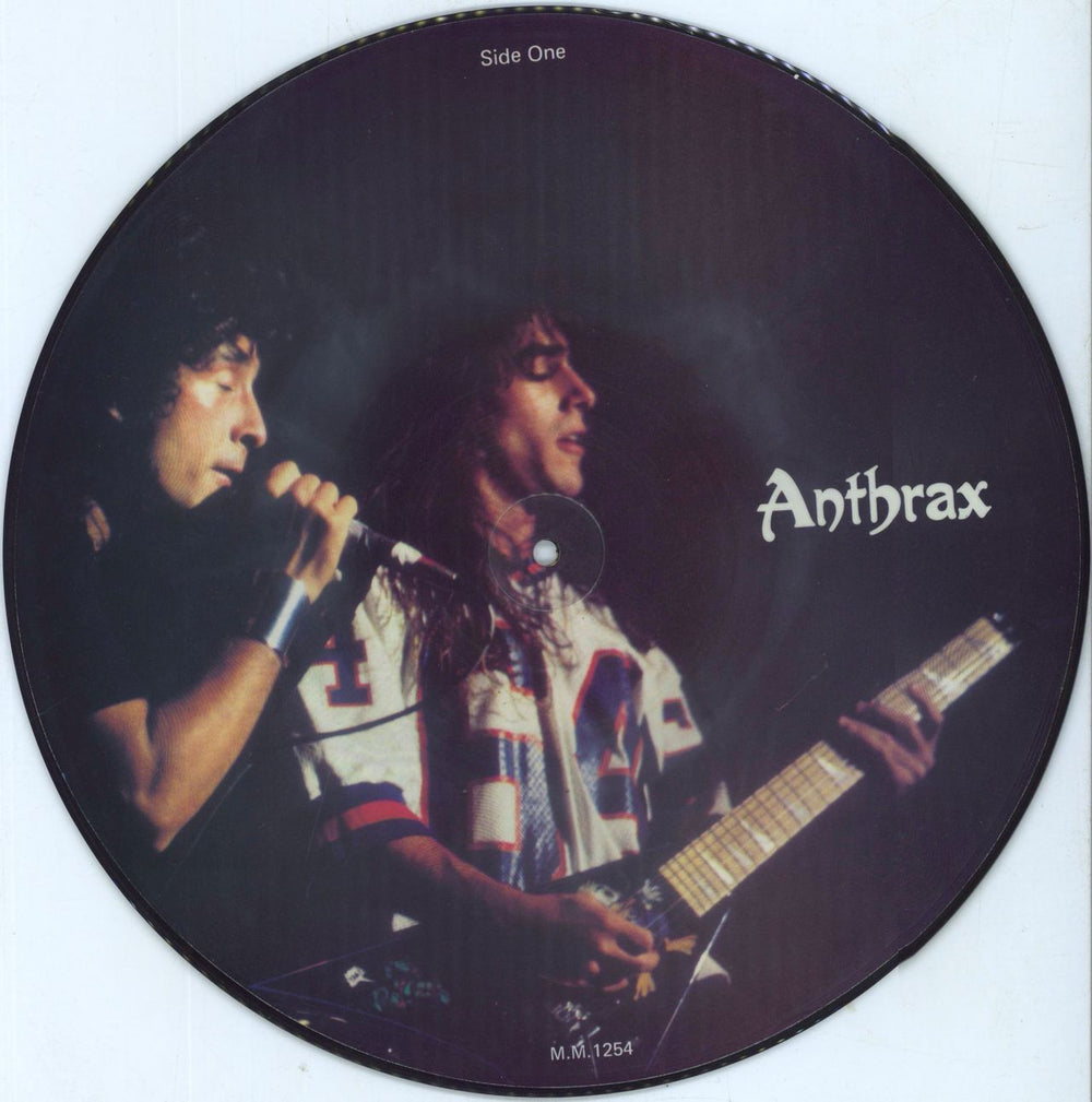 Anthrax Interview UK picture disc LP (vinyl picture disc album) MM1254