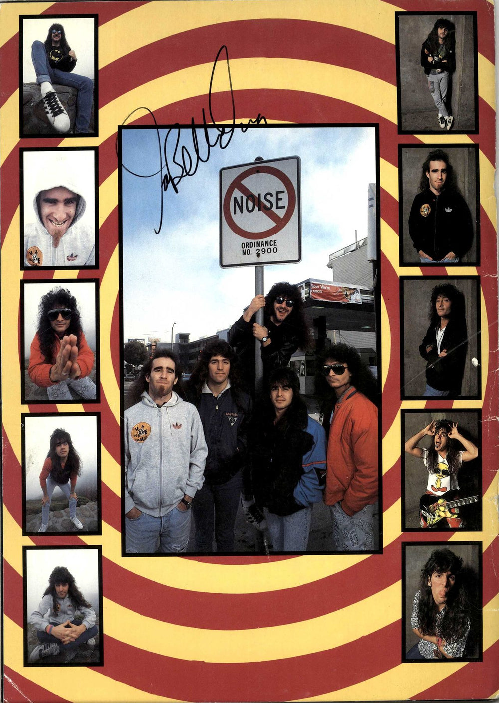 Anthrax Road To Euphoria '88 '89 - Autographed UK tour programme ANXTRRO649844