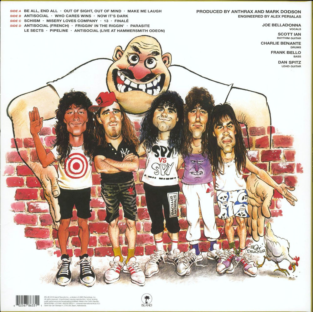 Anthrax State Of Euphoria - 30th Anniversary Edition UK 2-LP vinyl record set (Double LP Album) 602567863311