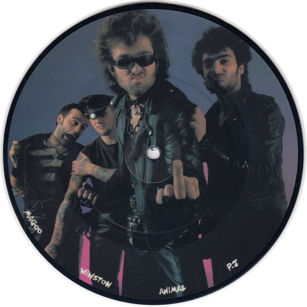 Anti-Nowhere League Woman UK 7" vinyl picture disc (7 inch picture disc single) ABCDP4