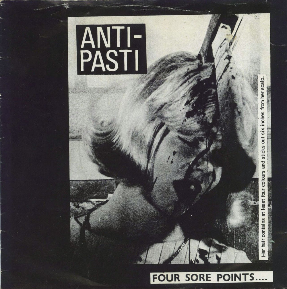 Anti-Pasti Four Sore Points E.P. - Clear Vinyl UK 7" vinyl single (7 inch record / 45) ROUND2