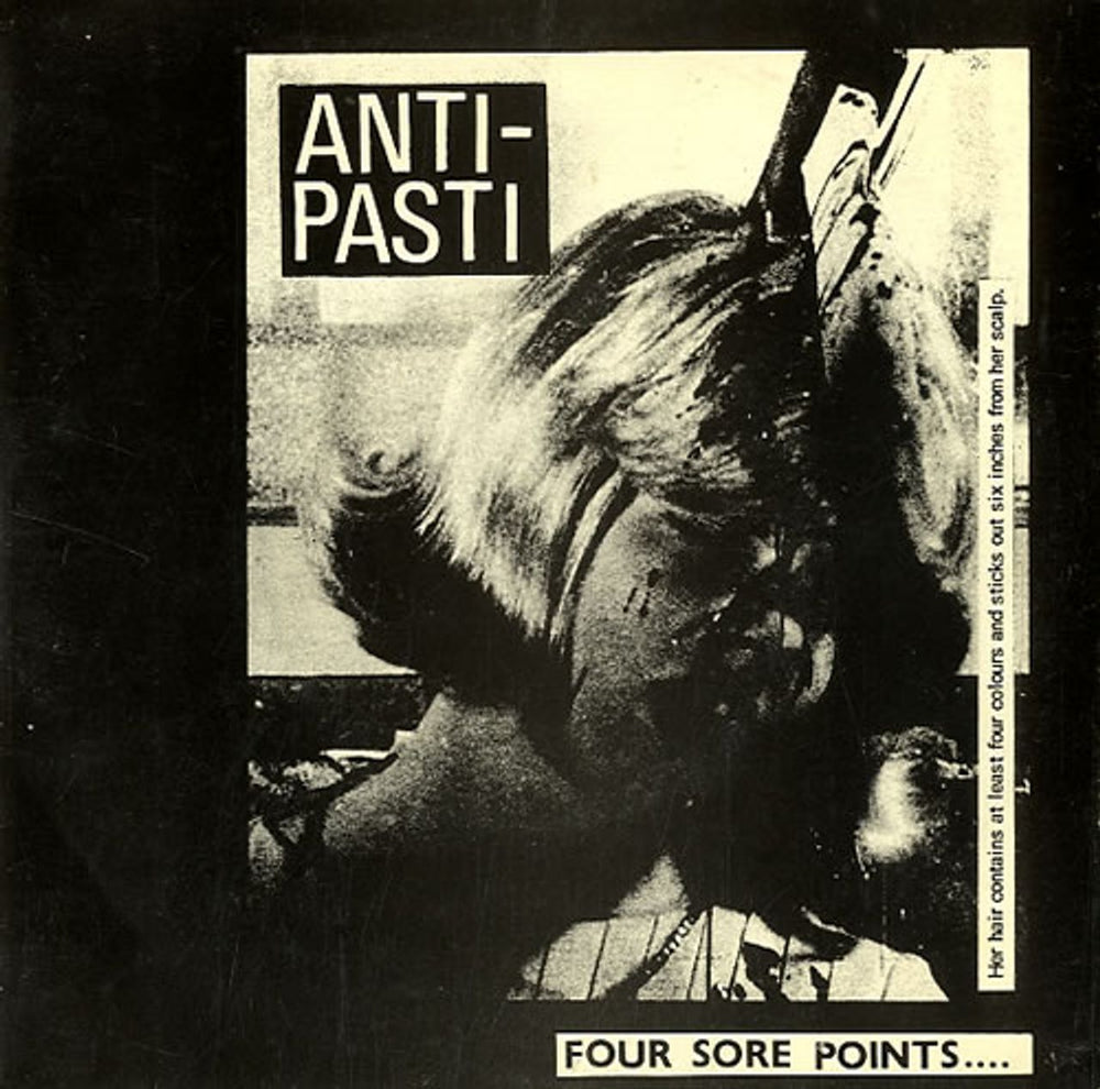 Anti-Pasti Four Sore Points E.P. UK 7" vinyl single (7 inch record / 45) ROUND2