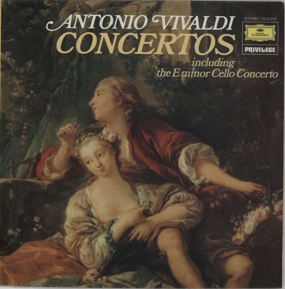 Antonio Vivaldi Concertos UK vinyl LP album (LP record) 2535200