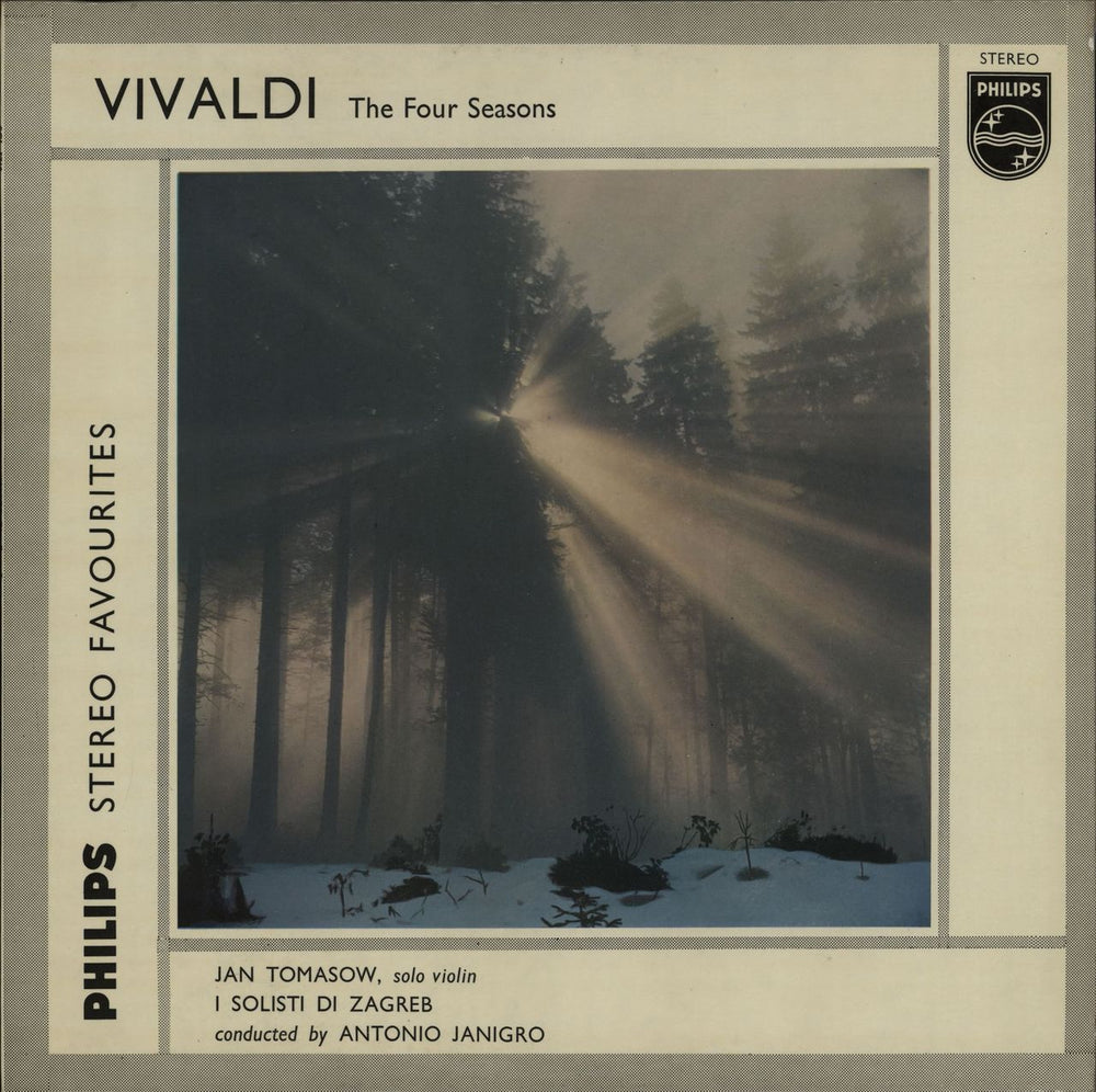 Antonio Vivaldi The Four Seasons UK vinyl LP album (LP record) SBL5769