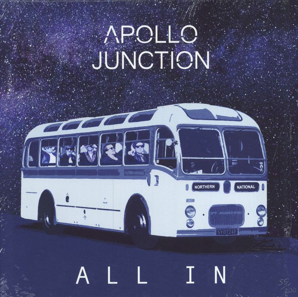 Apollo Junction All In - White Vinyl + Signed Print UK vinyl LP album (LP record) SLR004