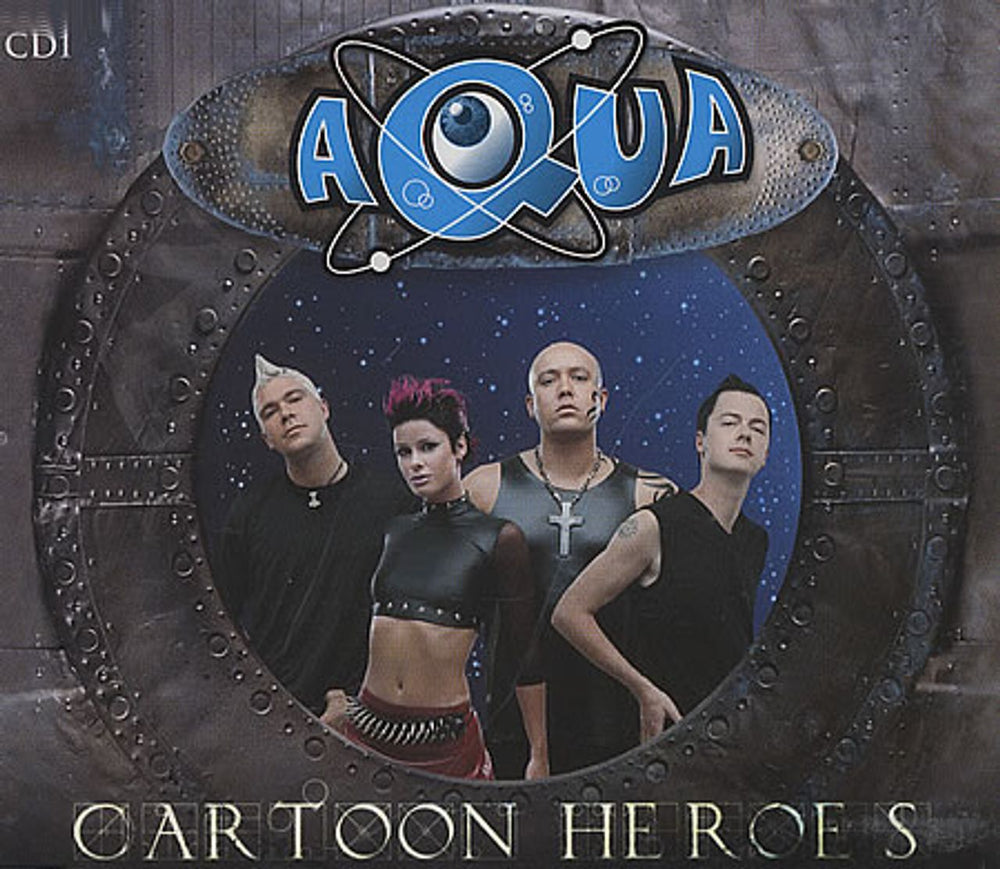 Aqua Cartoon Heroes UK CD single (CD5 / 5") MCSTD40226