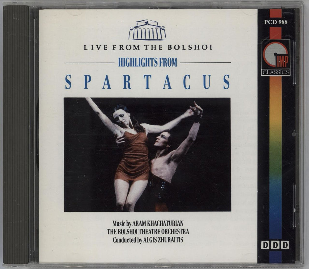 Aram Khachaturian Highlights From Spartacus UK CD album (CDLP) PCD988