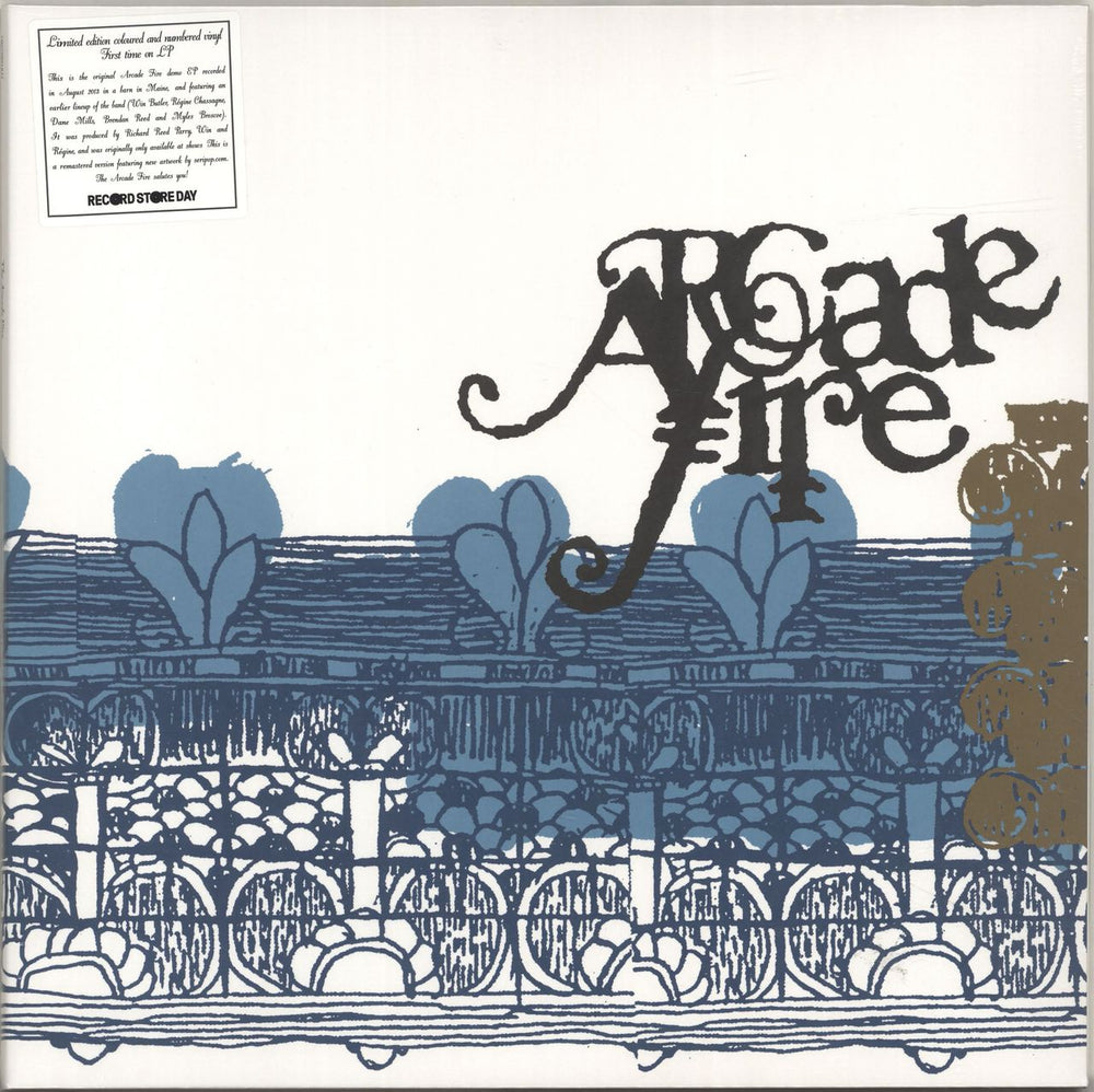 Arcade Fire Arcade Fire EP - RSD18 - Blue Vinyl - Sealed UK 12" vinyl single (12 inch record / Maxi-single) 190758018317