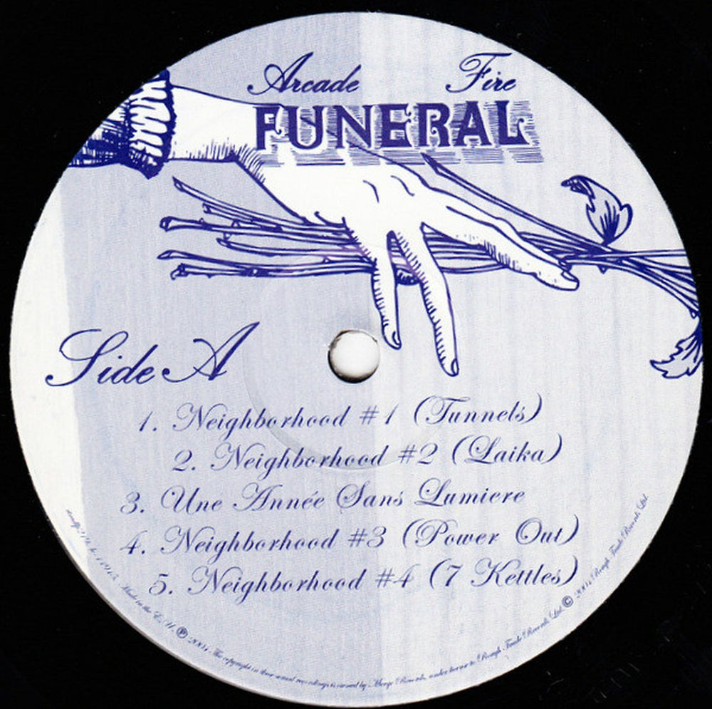 Arcade Fire Funeral - 1st + Booklet UK vinyl LP album (LP record) ACFLPFU317065