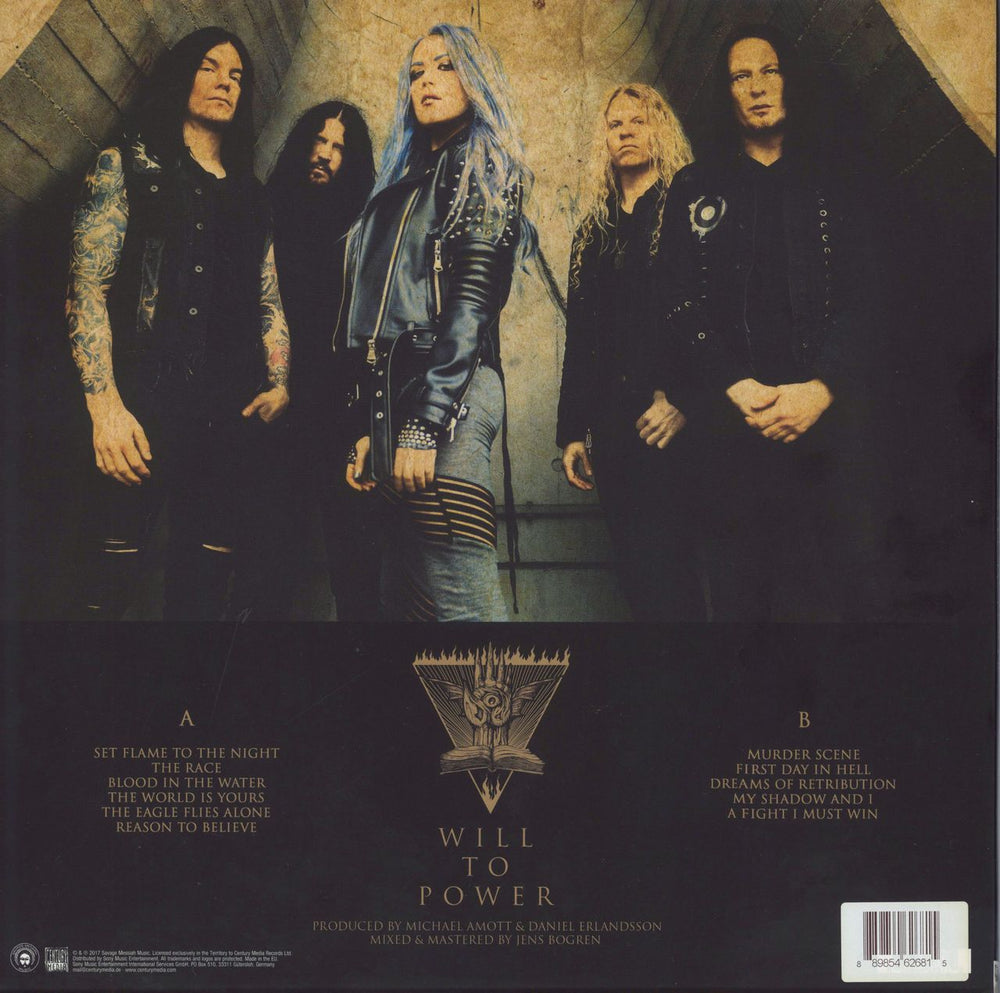 Arch Enemy Will To Power - Green Dark UK vinyl LP album (LP record) 889854626815