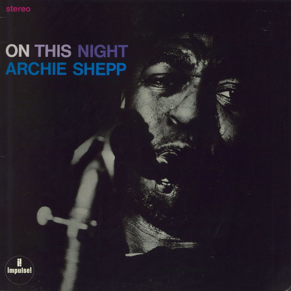 Archie Shepp On This Night UK vinyl LP album (LP record) JAS46