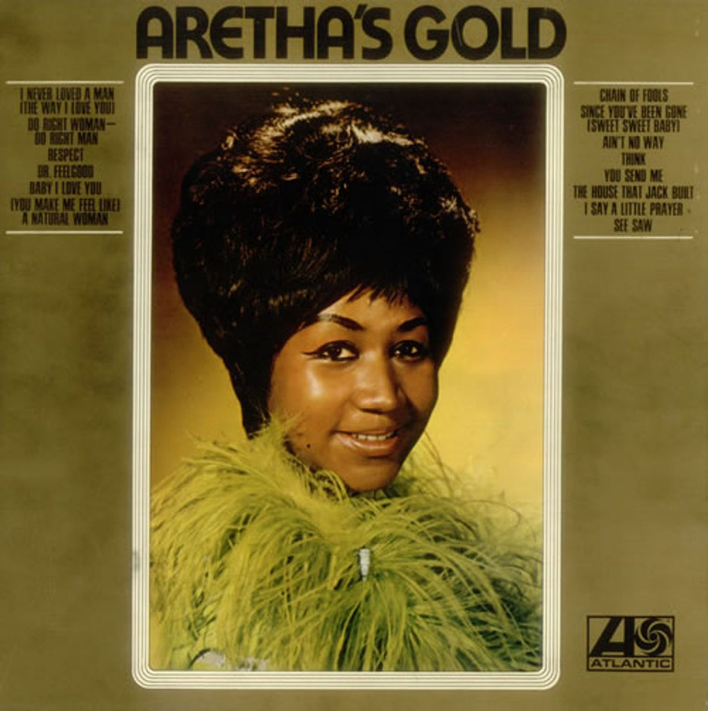 Aretha Franklin Aretha's Gold UK vinyl LP album (LP record) K40036