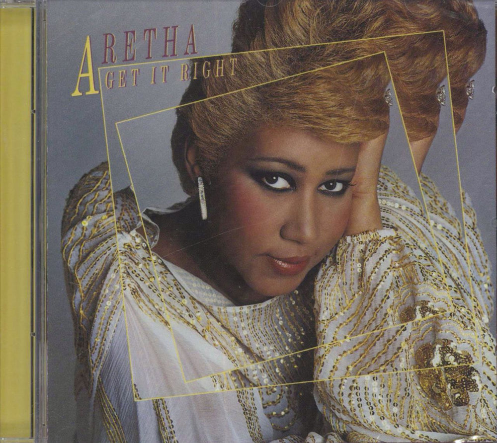 Aretha Franklin Get It Right German CD album (CDLP) 07822-19014-2