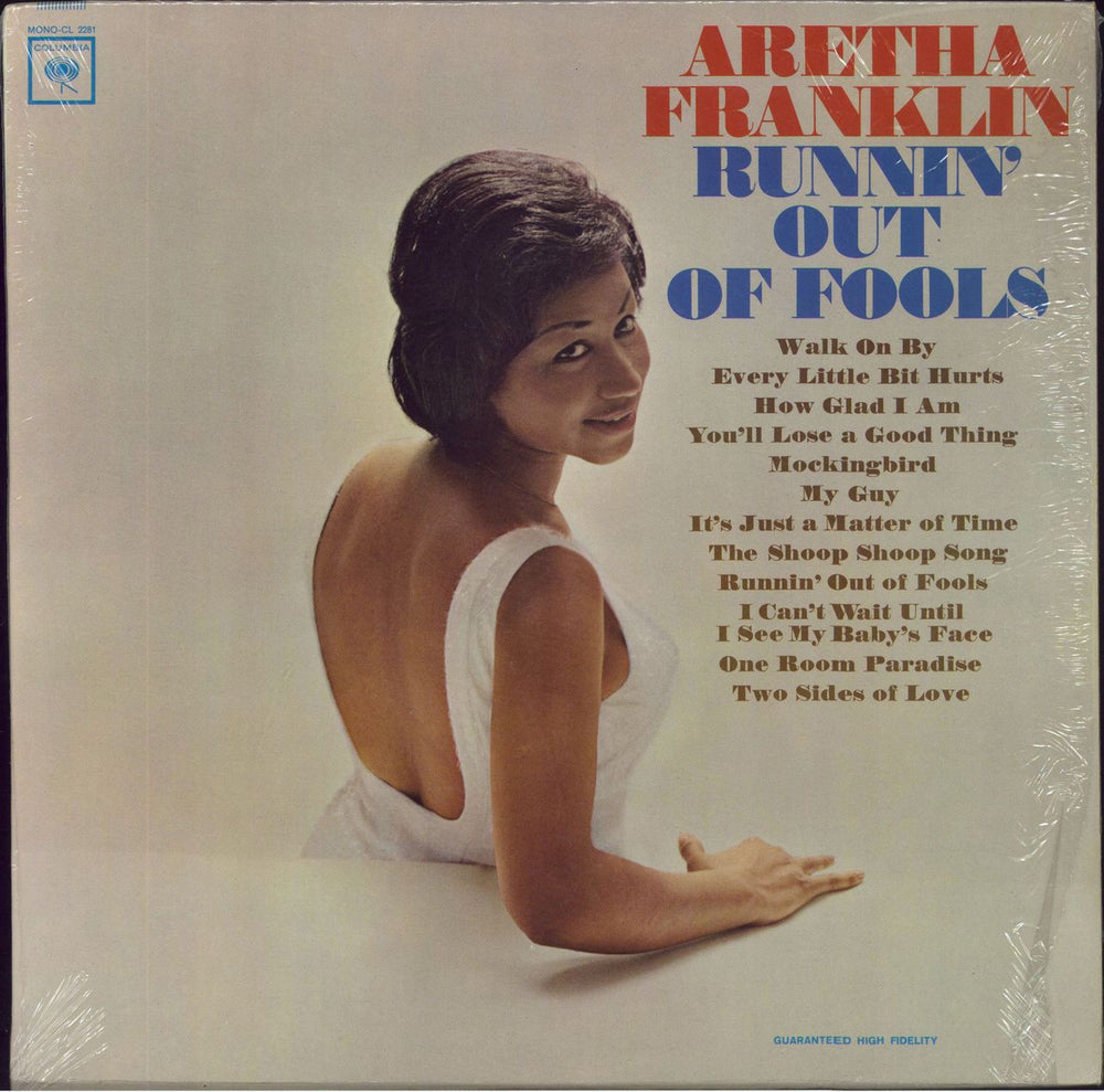 Aretha Franklin Runnin' Out Of Fools - Shrink US vinyl LP album (LP record) CL2281