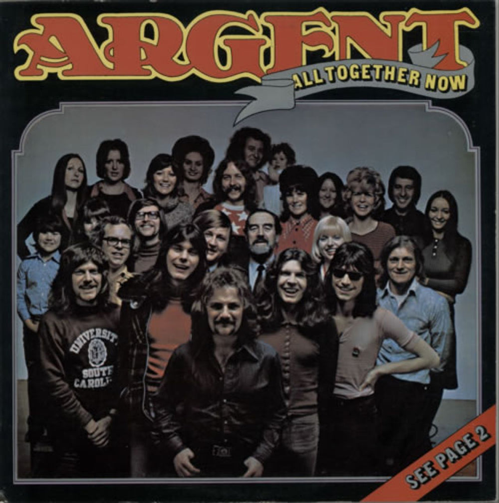 Argent All Together Now New Zealand vinyl LP album (LP record) BN64962