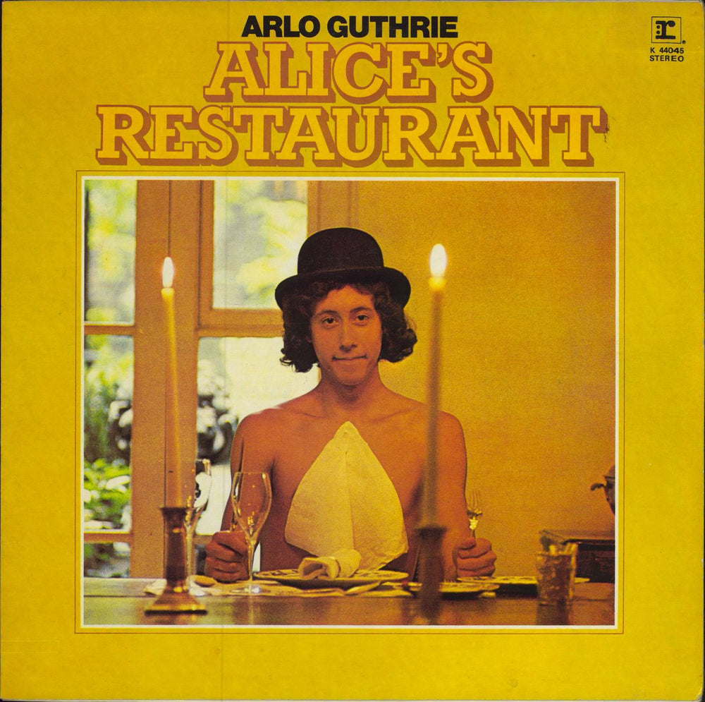 Arlo Guthrie Alice's Restaurant UK vinyl LP album (LP record) K44045