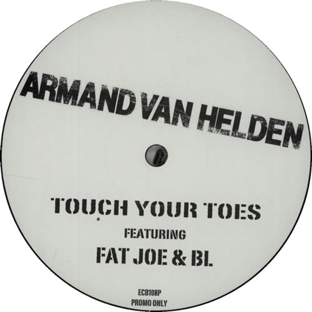 Armand Van Helden Touch Your Toes UK Promo 12" vinyl single (12 inch record / Maxi-single) ECB108P