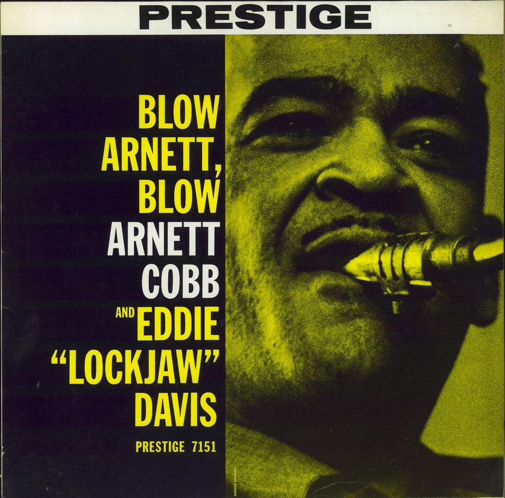 Arnett Cobb Blow Arnett, Blow German vinyl LP album (LP record) PR7151