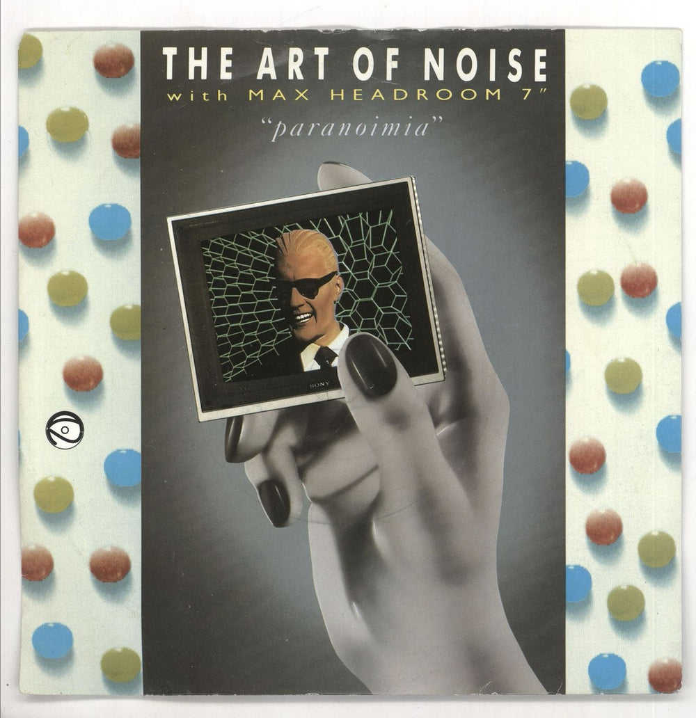 Art Of Noise Paranoimia UK 7" vinyl single (7 inch record / 45) WOK9