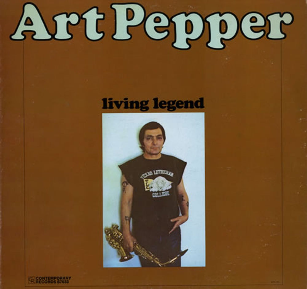 Art Pepper Living Legend US vinyl LP album (LP record) S7633