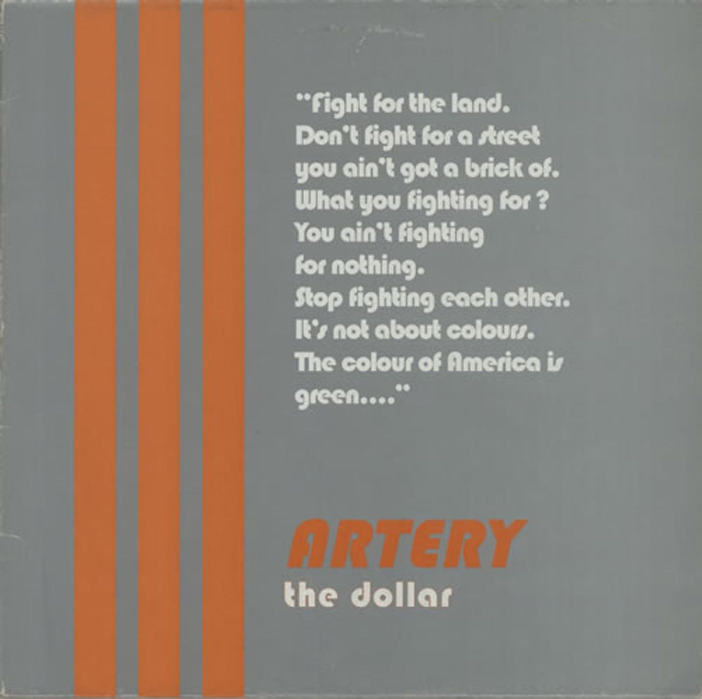 Artery (90s) The Dollar UK 12" vinyl single (12 inch record / Maxi-single) WALLT007