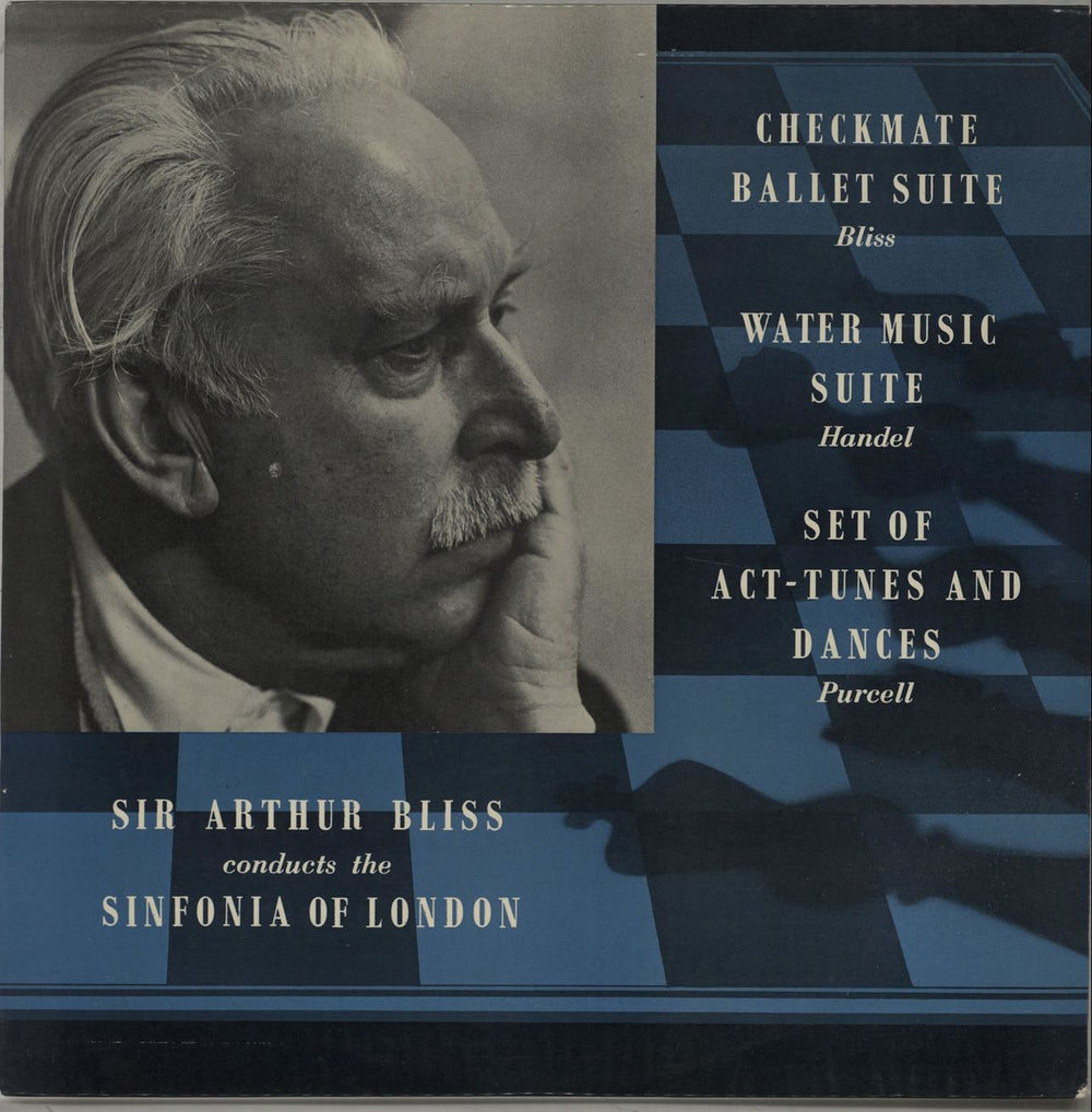 Arthur Bliss 'Checkmate' Ballet Suite / Handel: Water Music Suite / Purcell: Set Of Act-Tunes And Dances UK vinyl LP album (LP record) T52